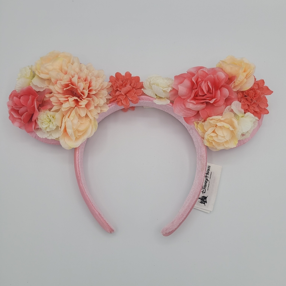 Floral Disney Minnie Ears Headband